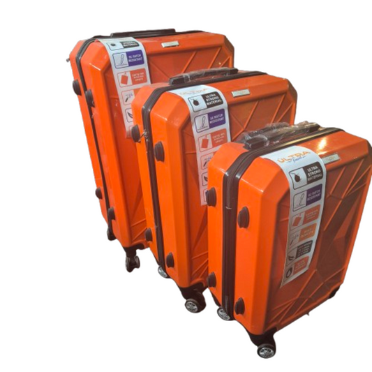 3-teiliges Kofferset Orange