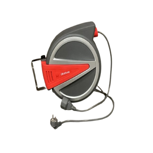 Ultratoolz Verlängerungskabeltrommel – 20 m, 230 V, 12 A, 180° drehbar