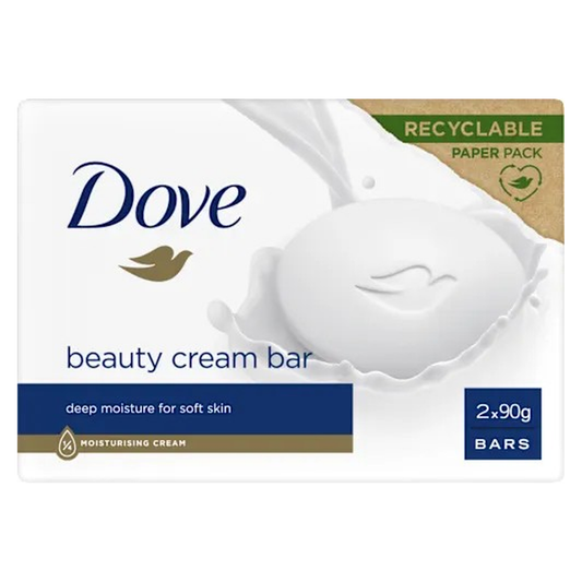 5 x Dove Seifenstück Schönheitscreme (2 x 90 g), insgesamt 900 g