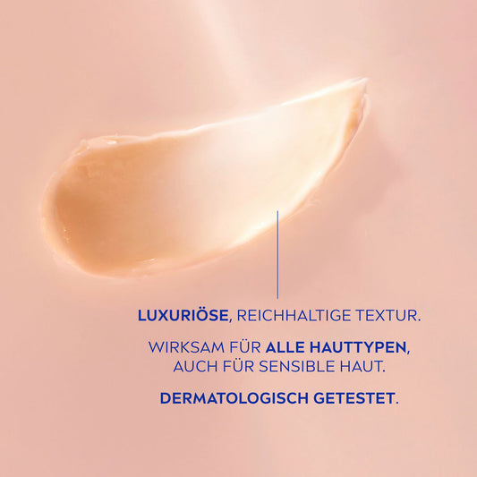 NIVEA Cellular Expert Lift Nachtcrème – textuur/visual – Purbesa Care