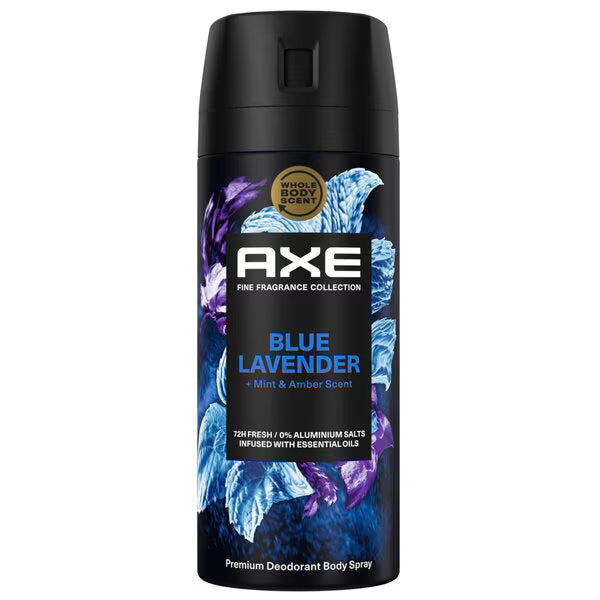 6 x AXE Deospray Blue Lavender 150 ml