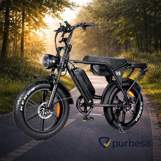 Fatbike V8 - Schwarz