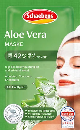 10 x Schaebens Gezichtsmasker Aloe Vera (2×5 ml), 10 ml