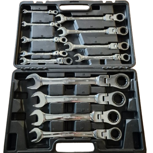 Flexibles Steeksleutelset mit Ratel | 13-delig