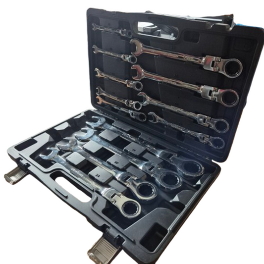 Flexibles Steeksleutelset mit Ratel | 13-delig