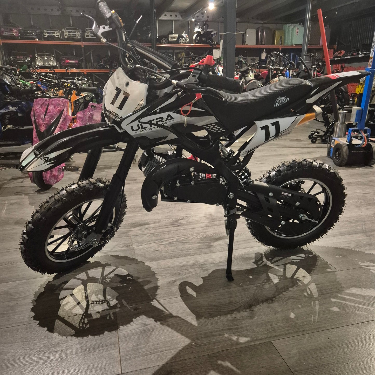 Ultramotorcross Kinder-Crosser 49CC 2-Takt mit Seilzugstarter – Neu im Karton