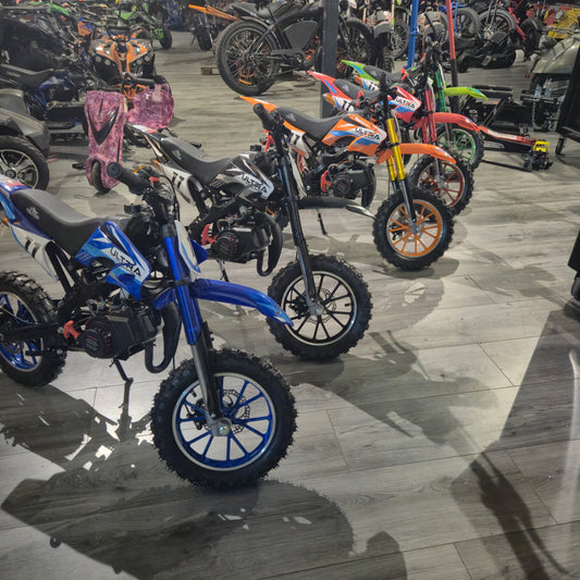 Ultramotorcross Kinder-Crosser 49CC 2-Takt mit Seilzugstarter – Neu im Karton