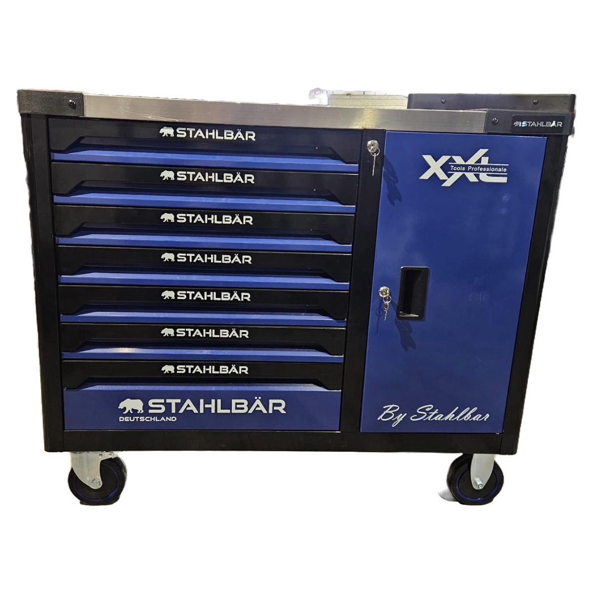 Professioneller Werkzeugwagen 6/7 Stahlbär Jumbo
