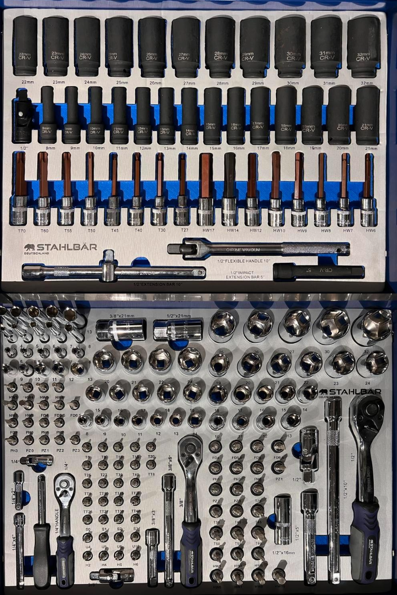 Professioneller Werkzeugwagen 6/7 Stahlbär Jumbo