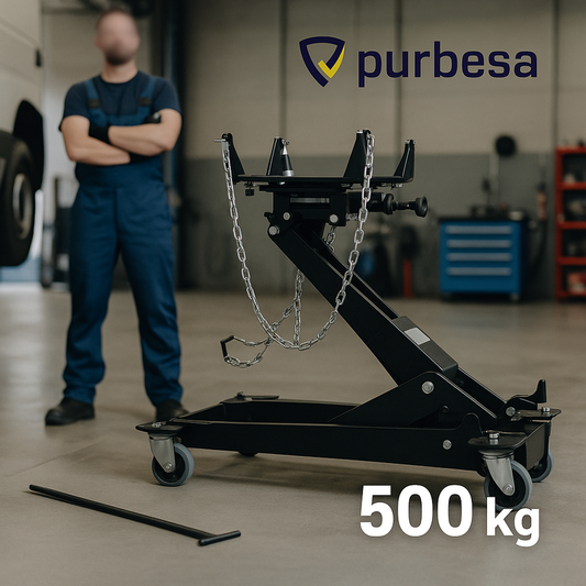 Ultratoolz ZX0104D Getriebestütze, liegend – 500 kg – Professionelles Werkstattwerkzeug