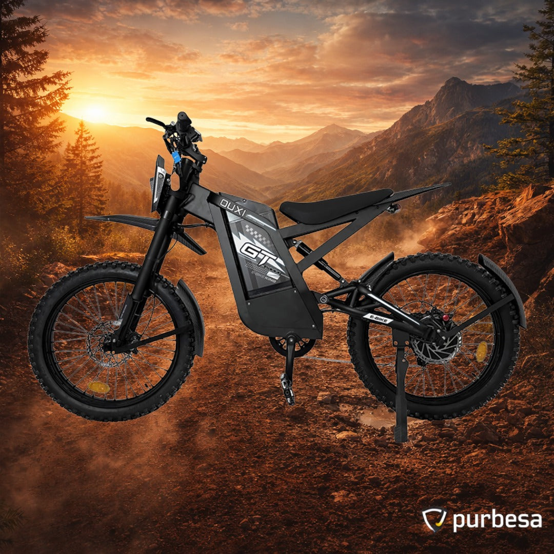 ebike crossbike OUXI GT2000 Elektrisches 2000W | 60V 30Ah | Offroad E-Bike Category:E Lastenfahrrad_Herrmans H Trace  LED Wähle Deine Größe:24